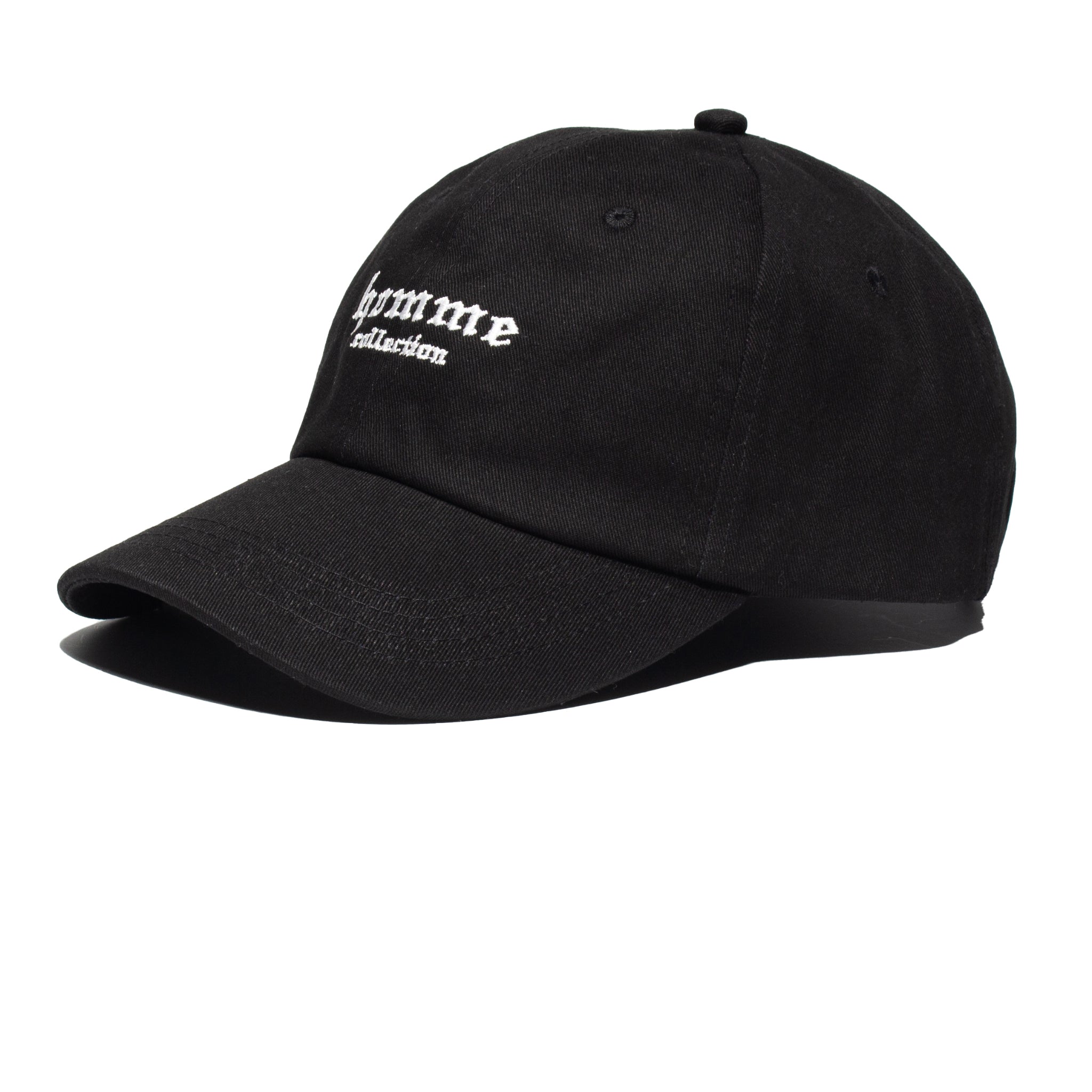 HOMME+ Embroidered Cap Black/White