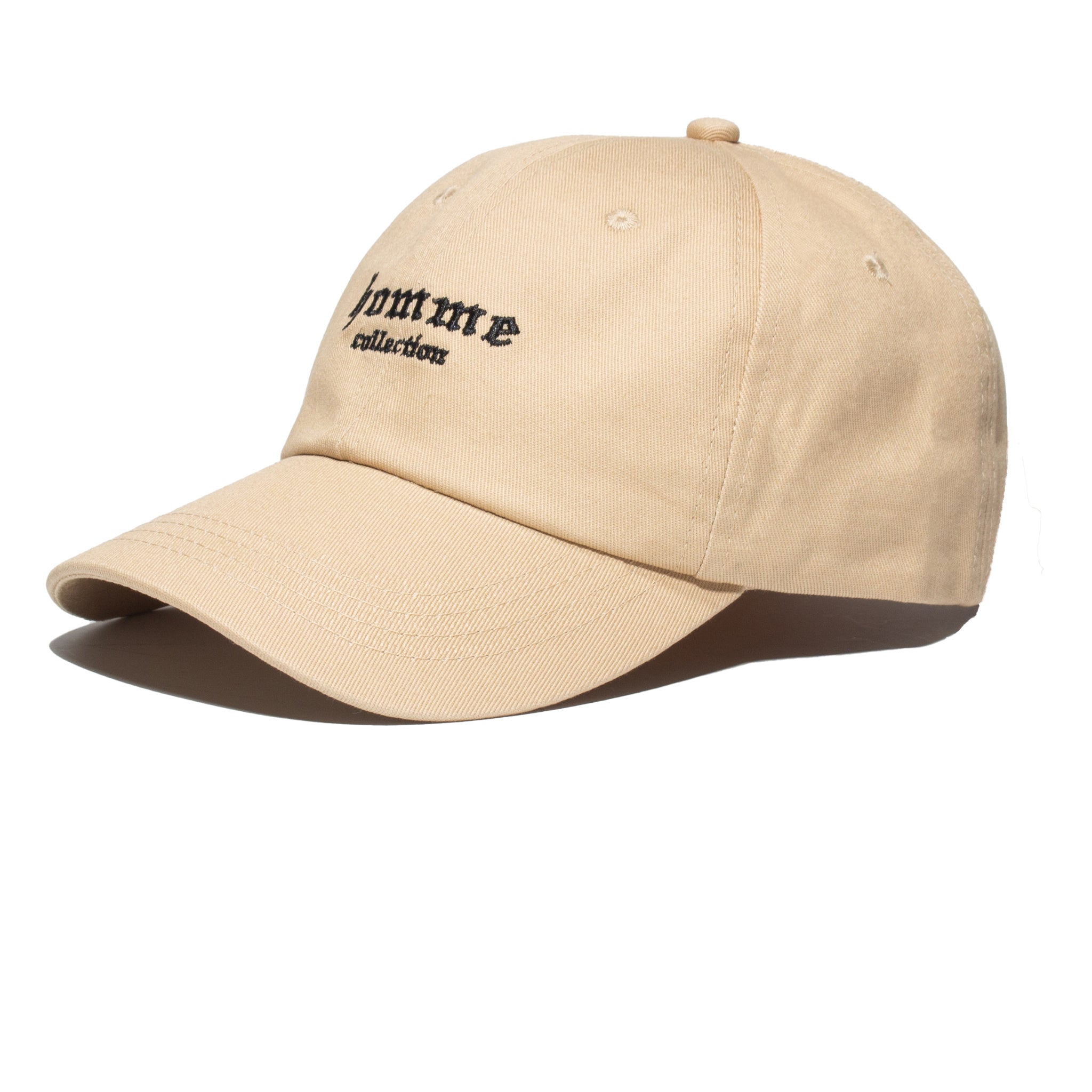 HOMME+ Embroidered Cap Beige