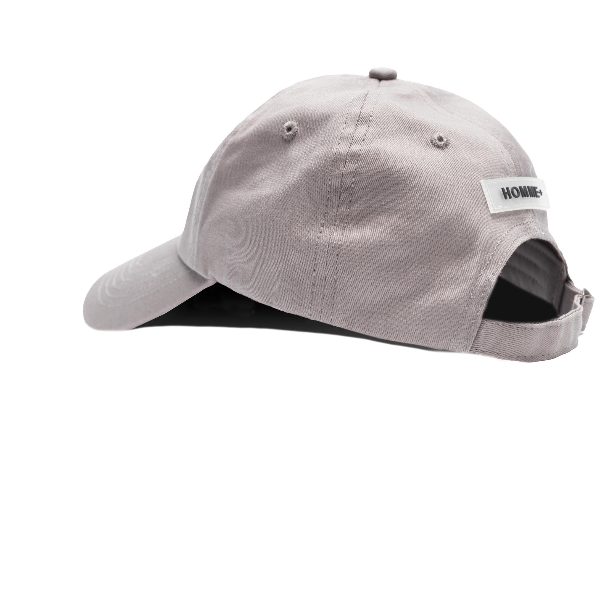 HOMME+ Embroidered Cap Dark Taupe
