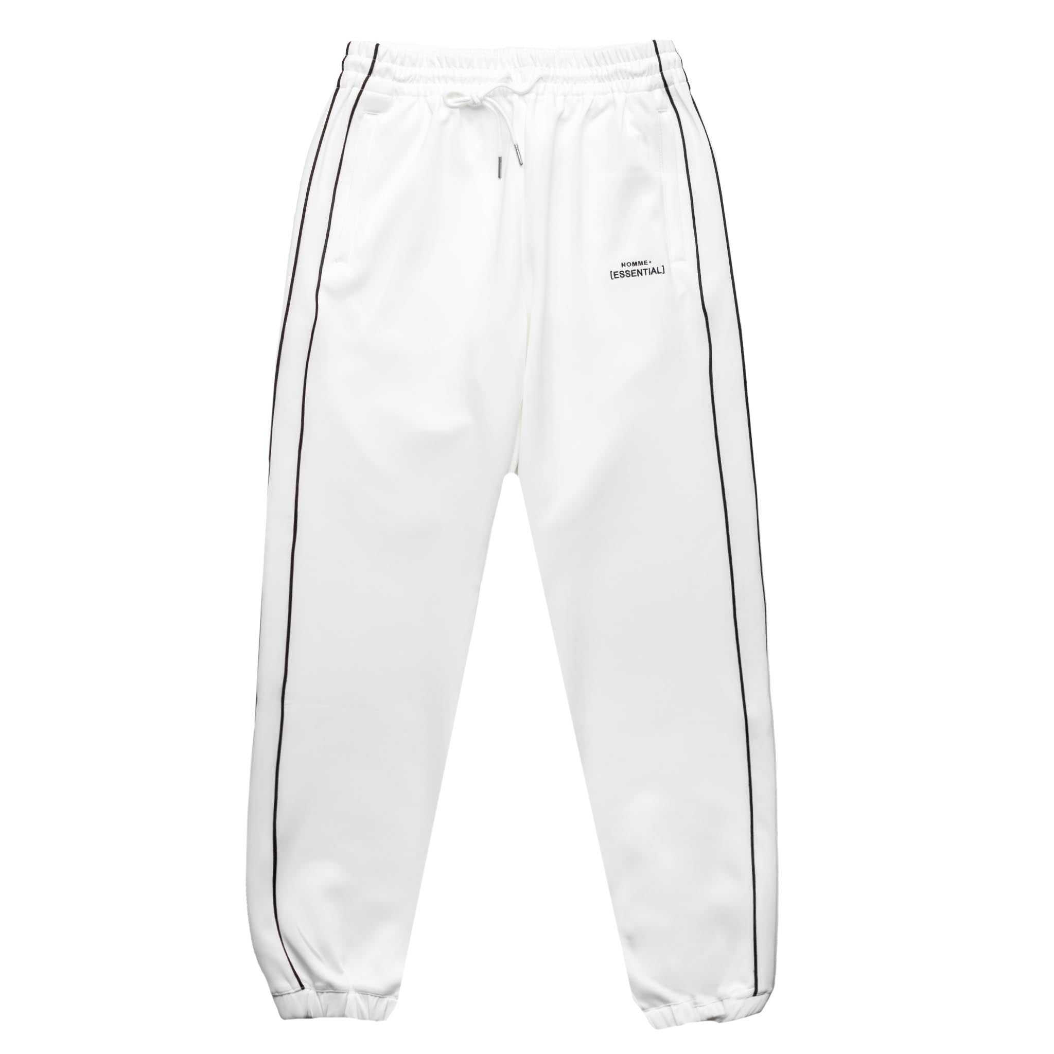 HOMME+ 'ESSENTIAL' Trackpants Off White