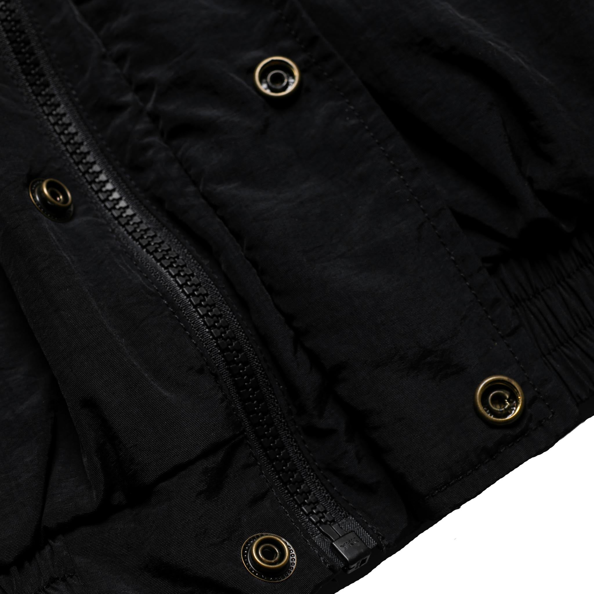 HOMME+ Quilted Bomber Black