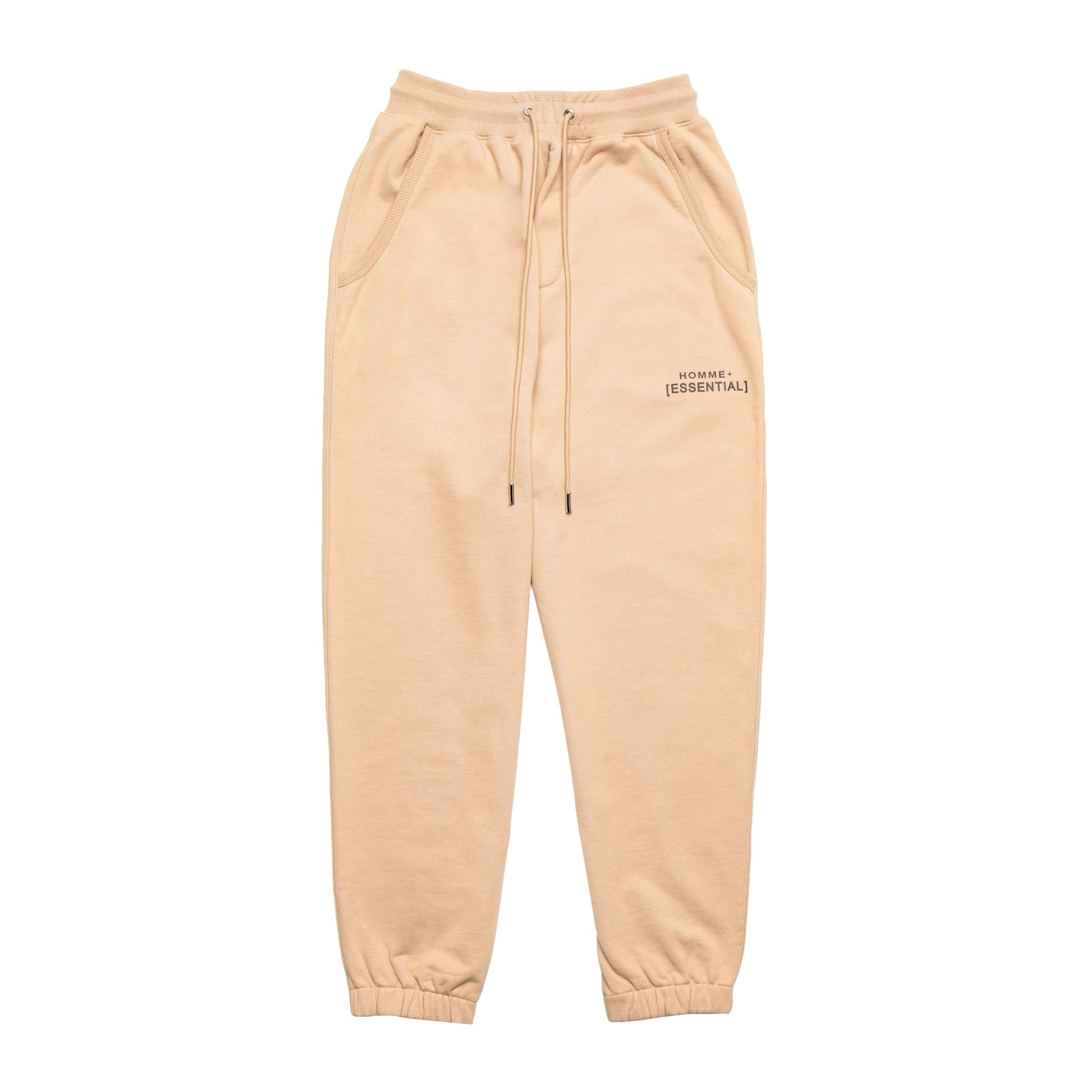 HOMME+ 'ESSENTIAL' Knit Jogger Beige
