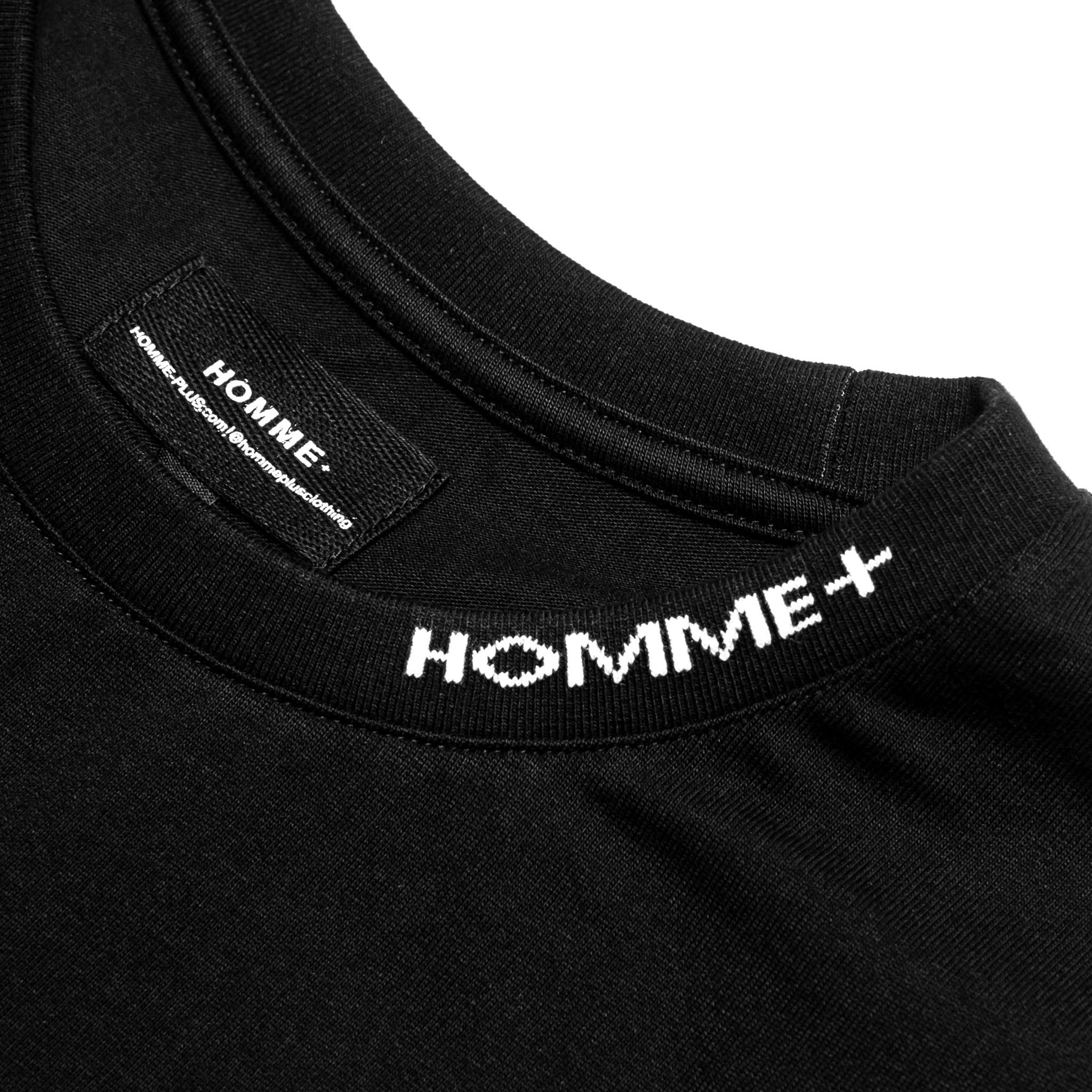 HOMME+ QR Code Print Tee Black