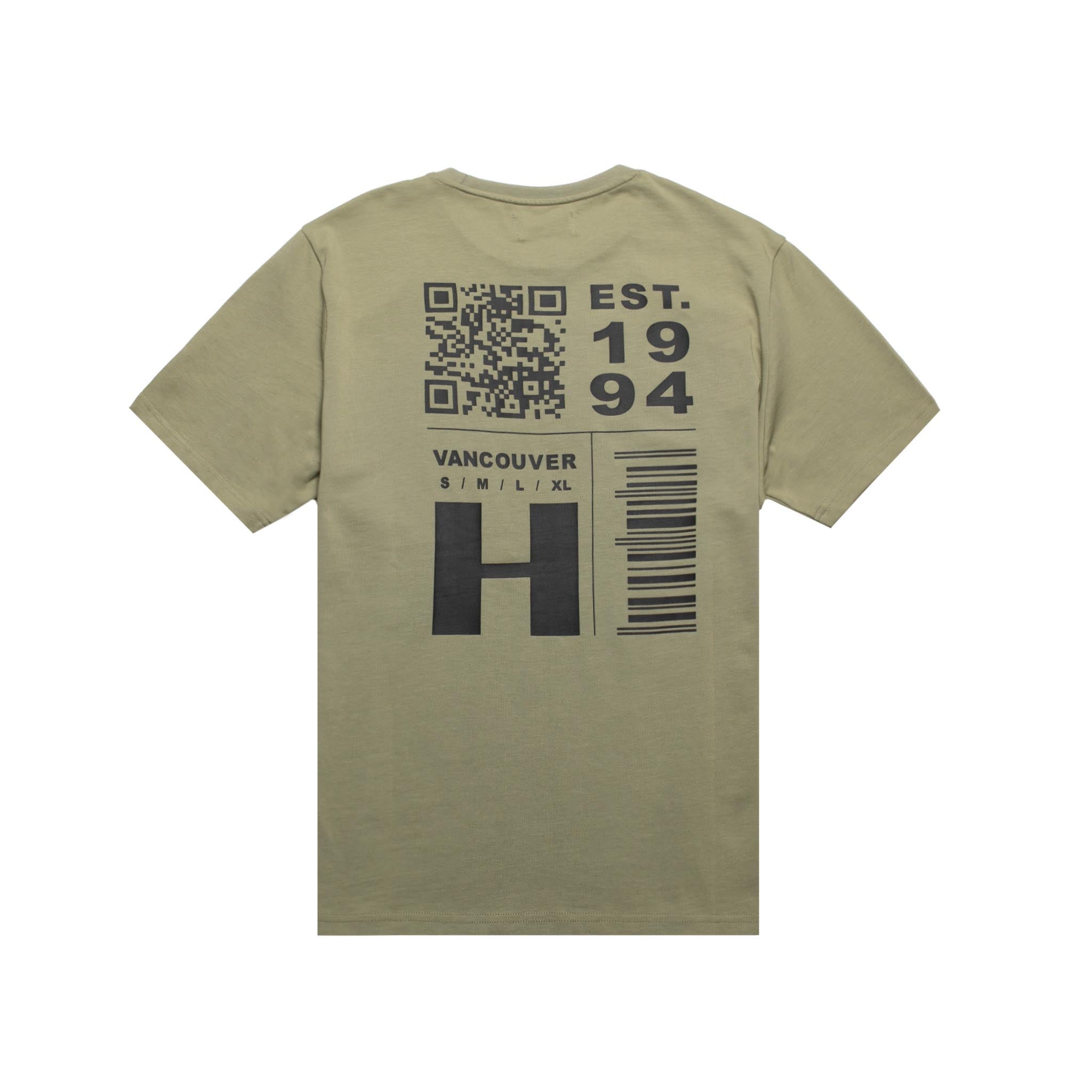 HOMME+ QR Code Print Tee Sage