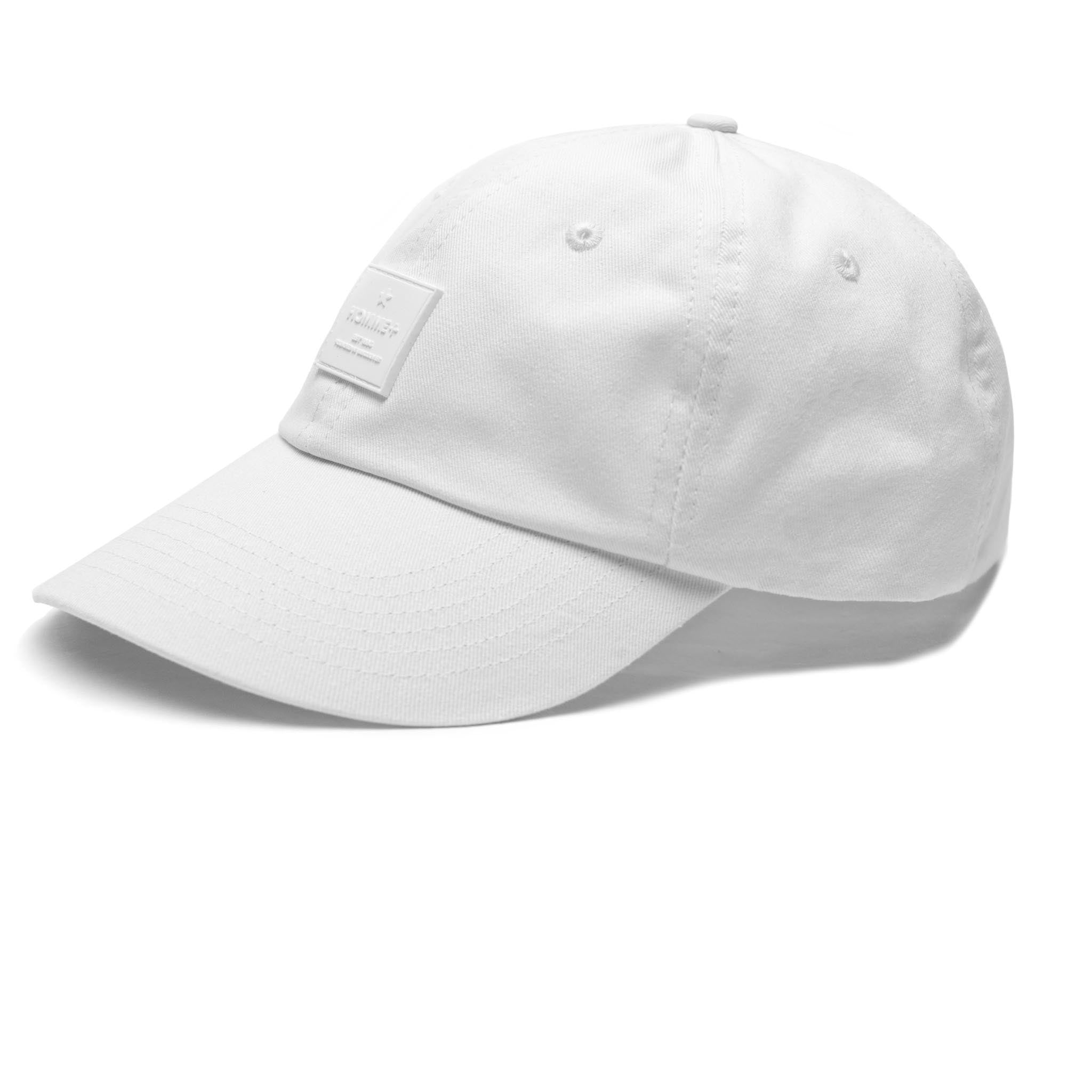 HOMME+ Rubber Patch Cap White