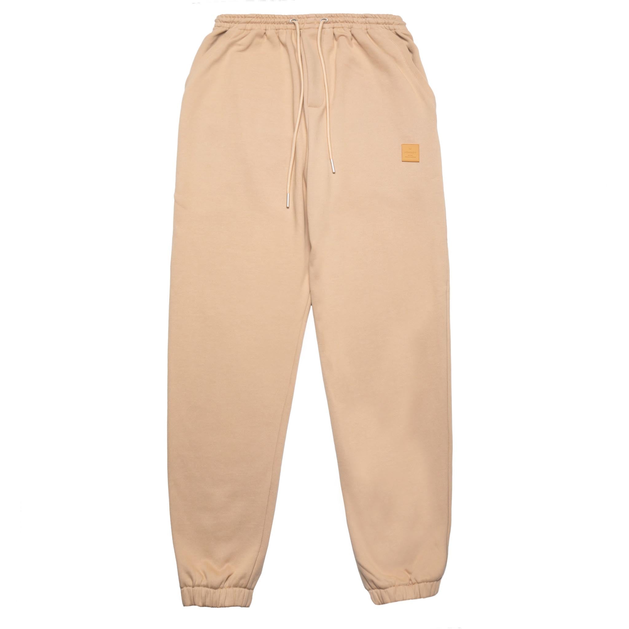 HOMME+ Rubber Patch Jogger Caramel