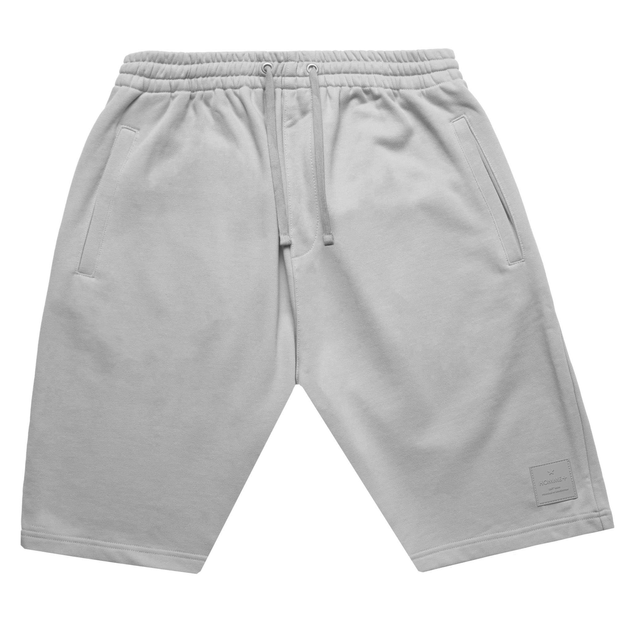 HOMME+ Rubber Patch Shorts Grey