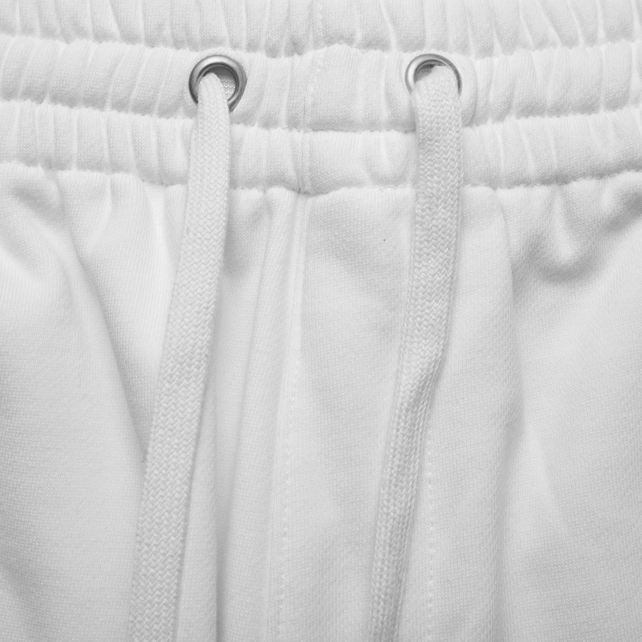 HOMME+ Rubber Patch Shorts White