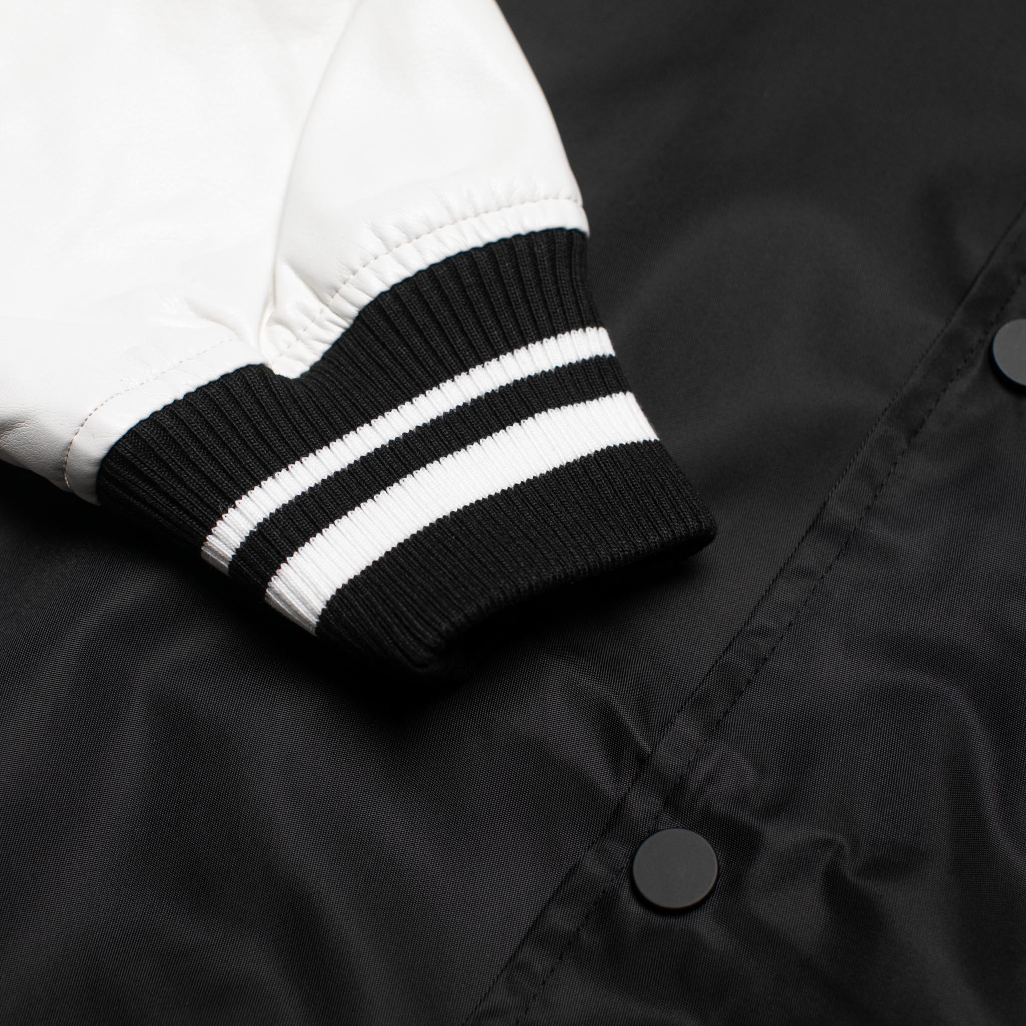 HOMME+ Varsity Jacket Black/White