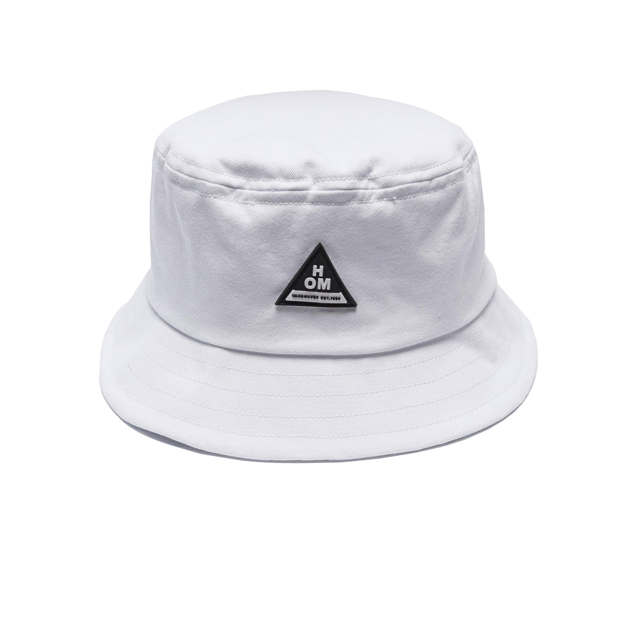 HOMME+ Woven Bucket Hat White