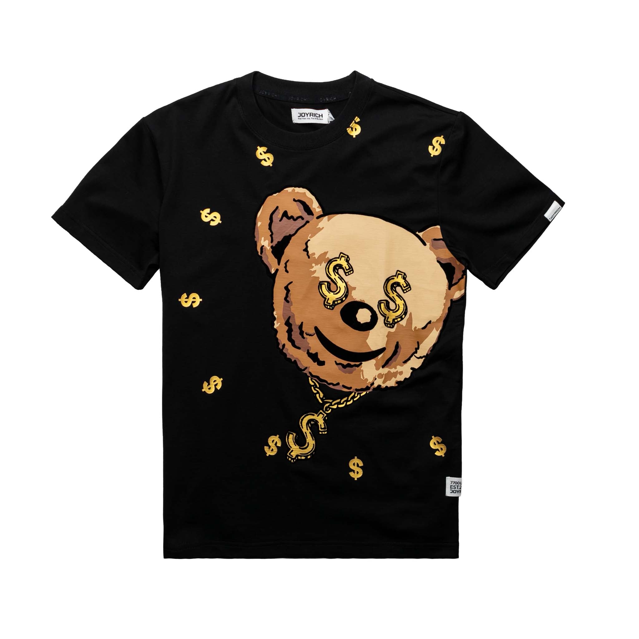 Joyrich Bling Teddy Crewneck Tee Black