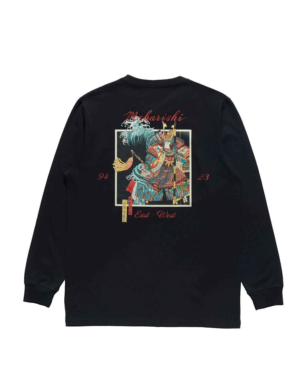 Maharishi Samurai vs Dragon L/S T-Shirt Black