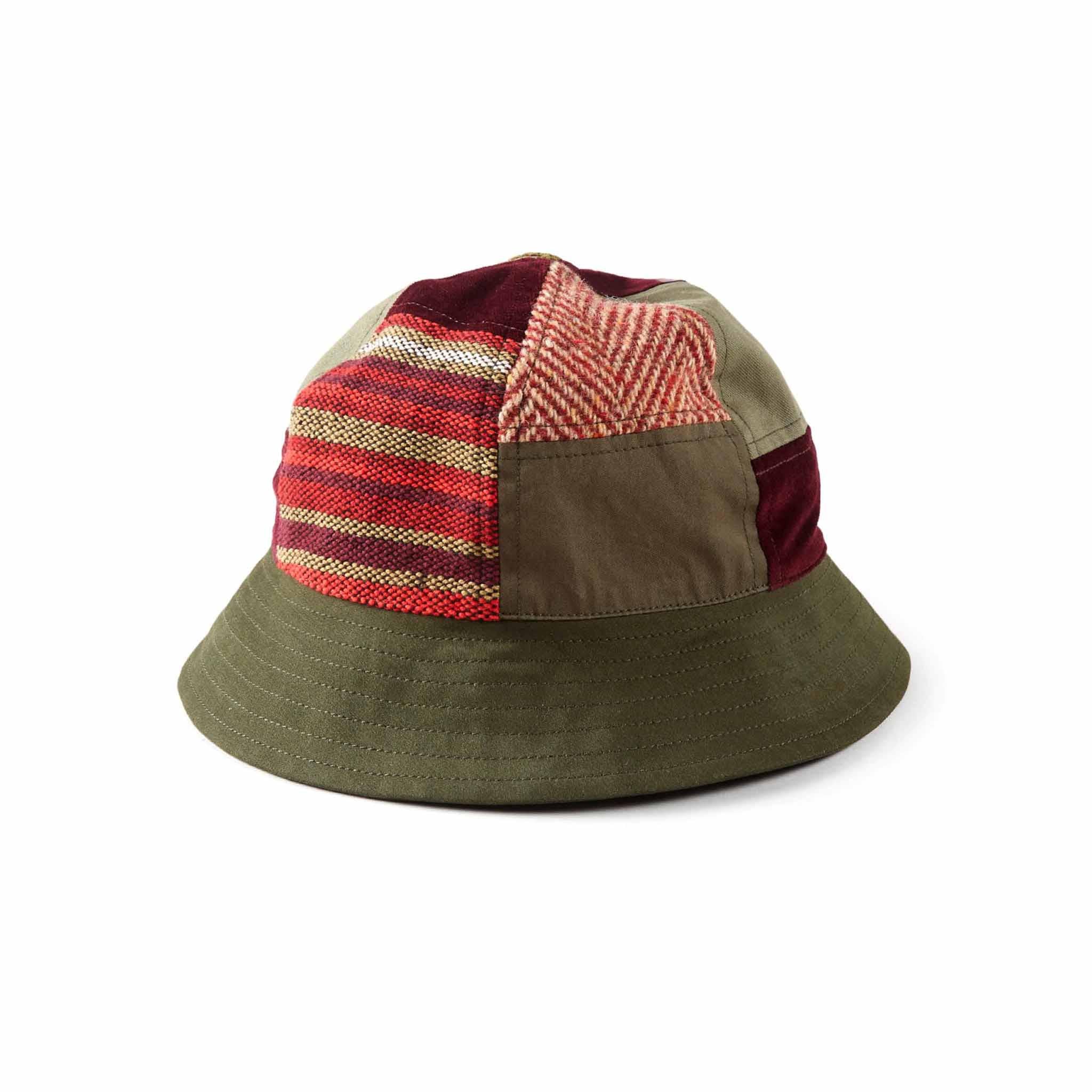 Maharishi Patchwork B Hat Olive/Red