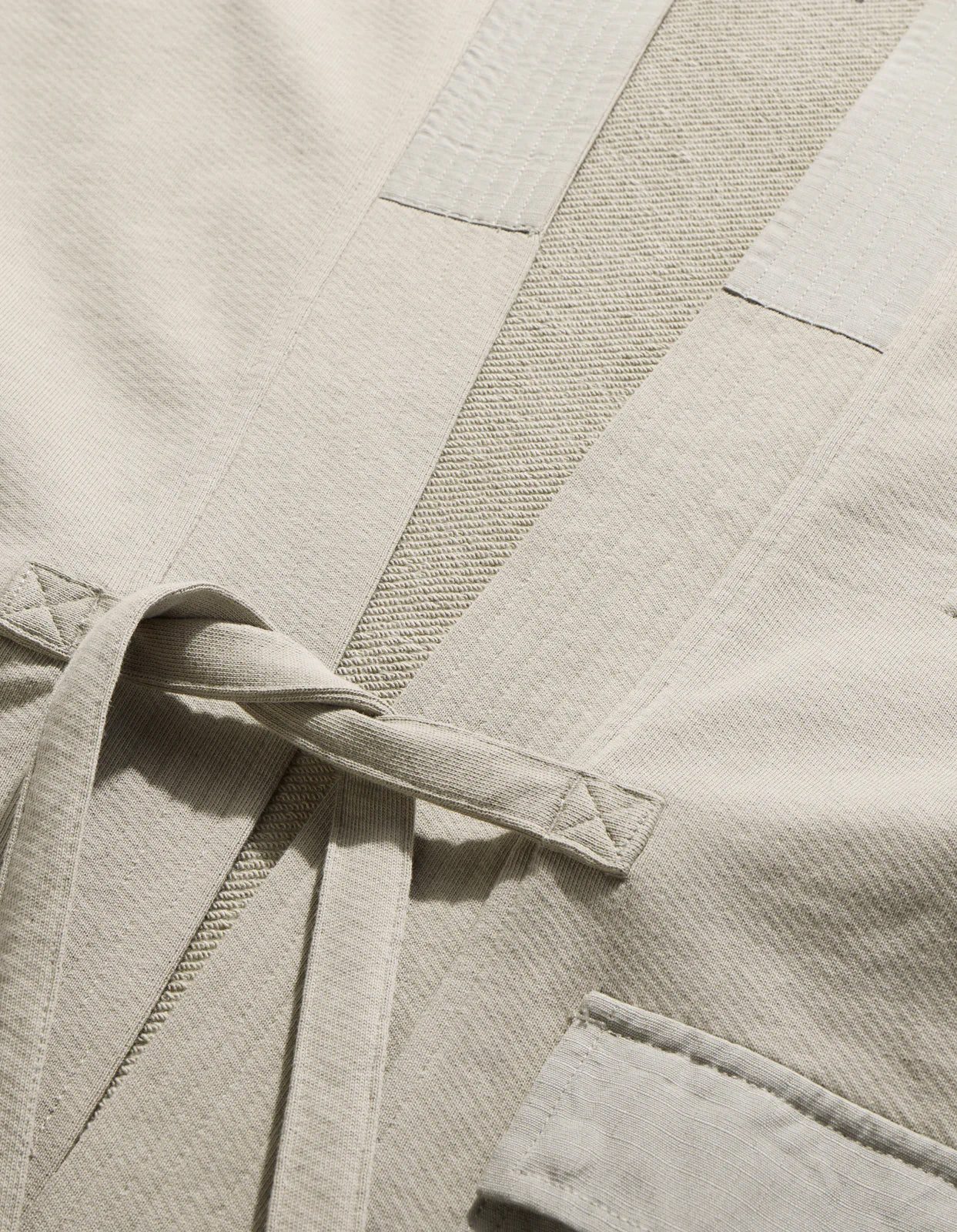 Maharishi Utility Pocket Sweat Kimono Silver Sage