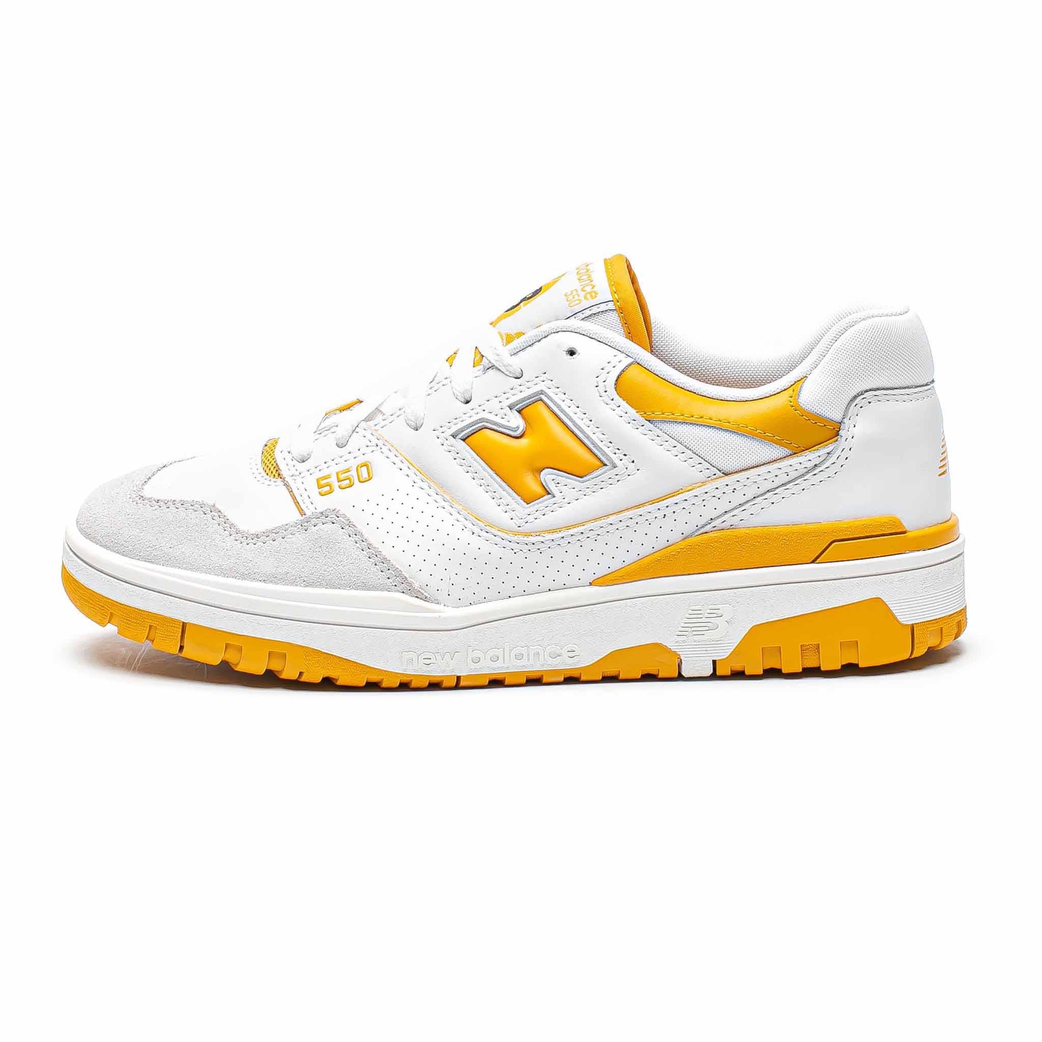 New Balance BB550LA1 White/Canary Yellow & SNEAKERBOX