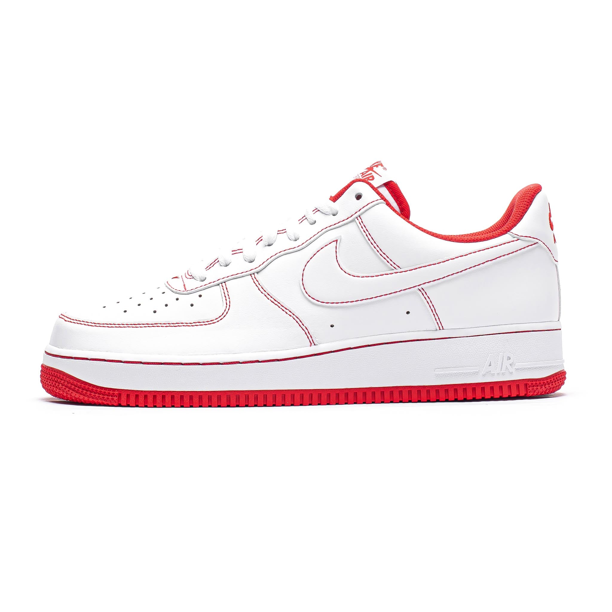 Nike Air Force 1 '07 'Contrast Stitch' White/University Red