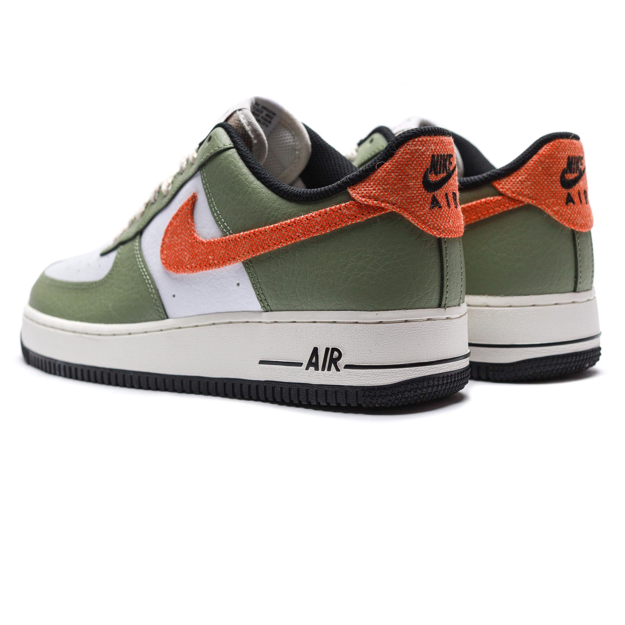 Nike Air Force 1 '07 'Oil Green/Safety Orange'