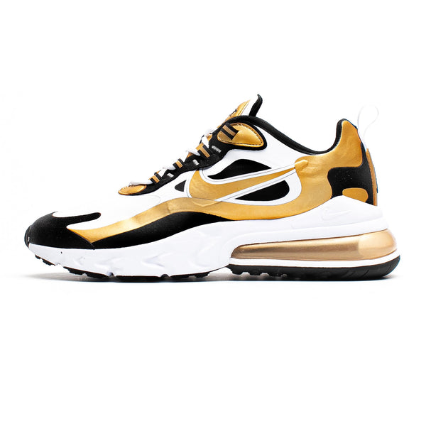 Nike 270 white black and clearance gold