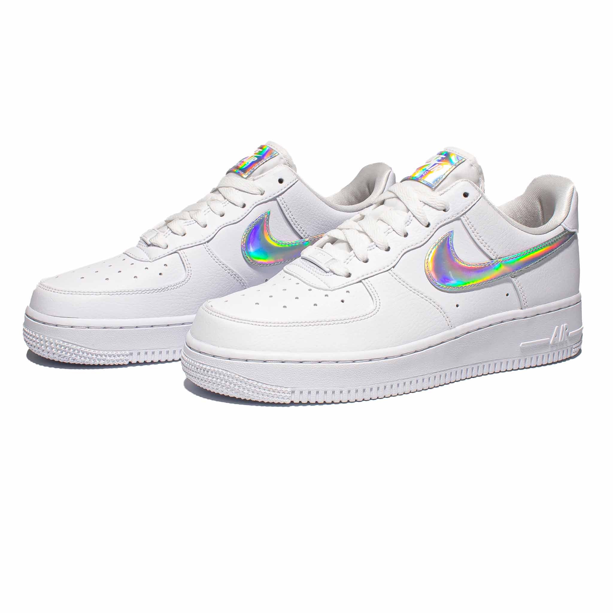 Nike Air Force 1 '07 Low 'Iridescent Swoosh' White