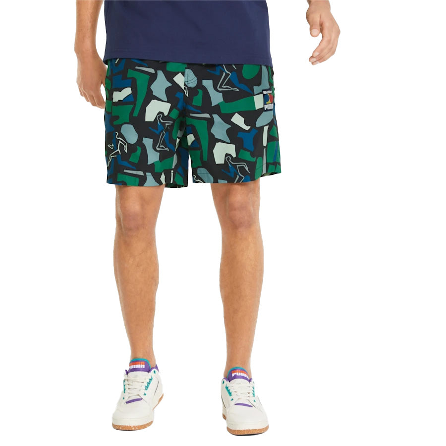 Puma x Butter Goods Printed Shorts Mineral Blue