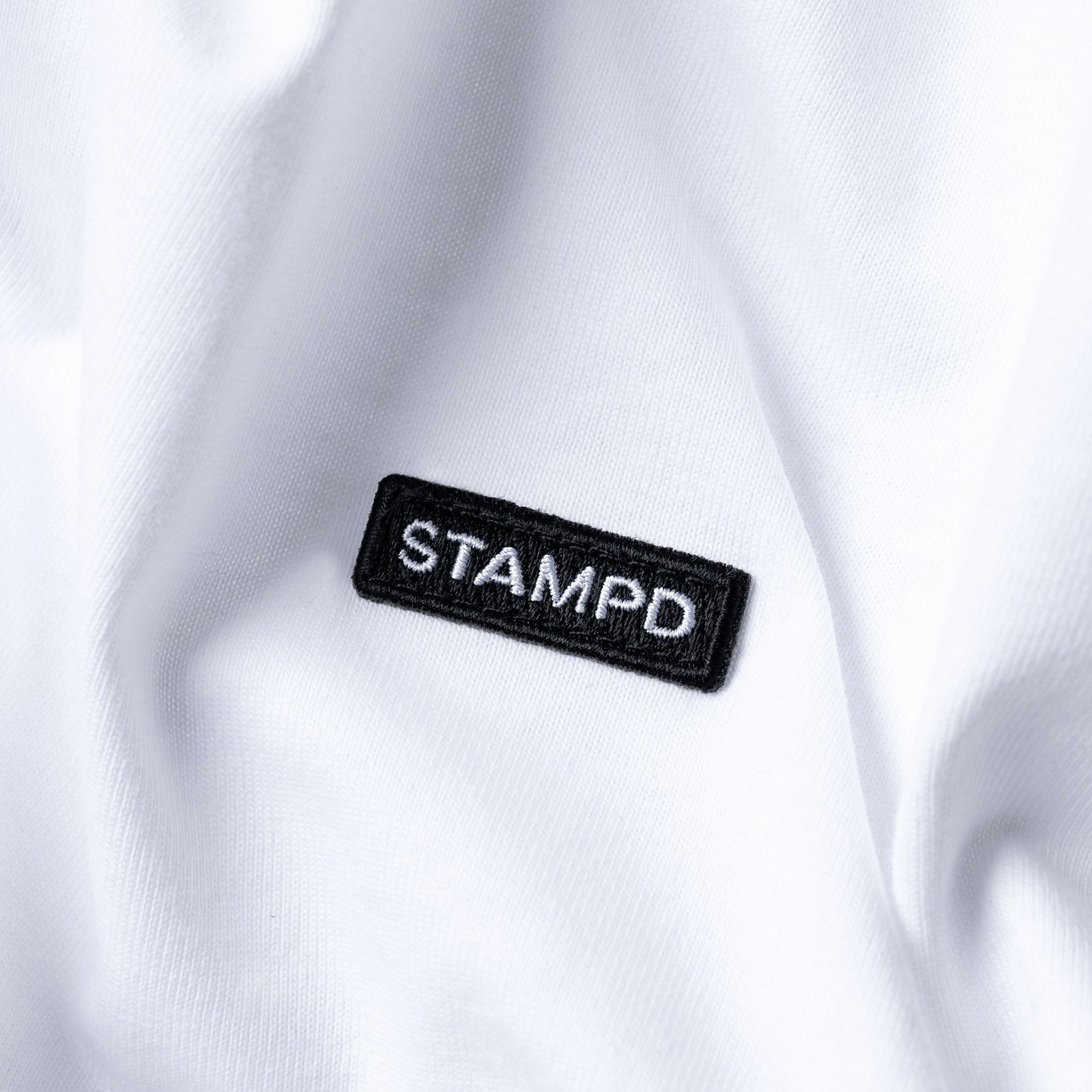 STAMPD Crest Logo Tee White