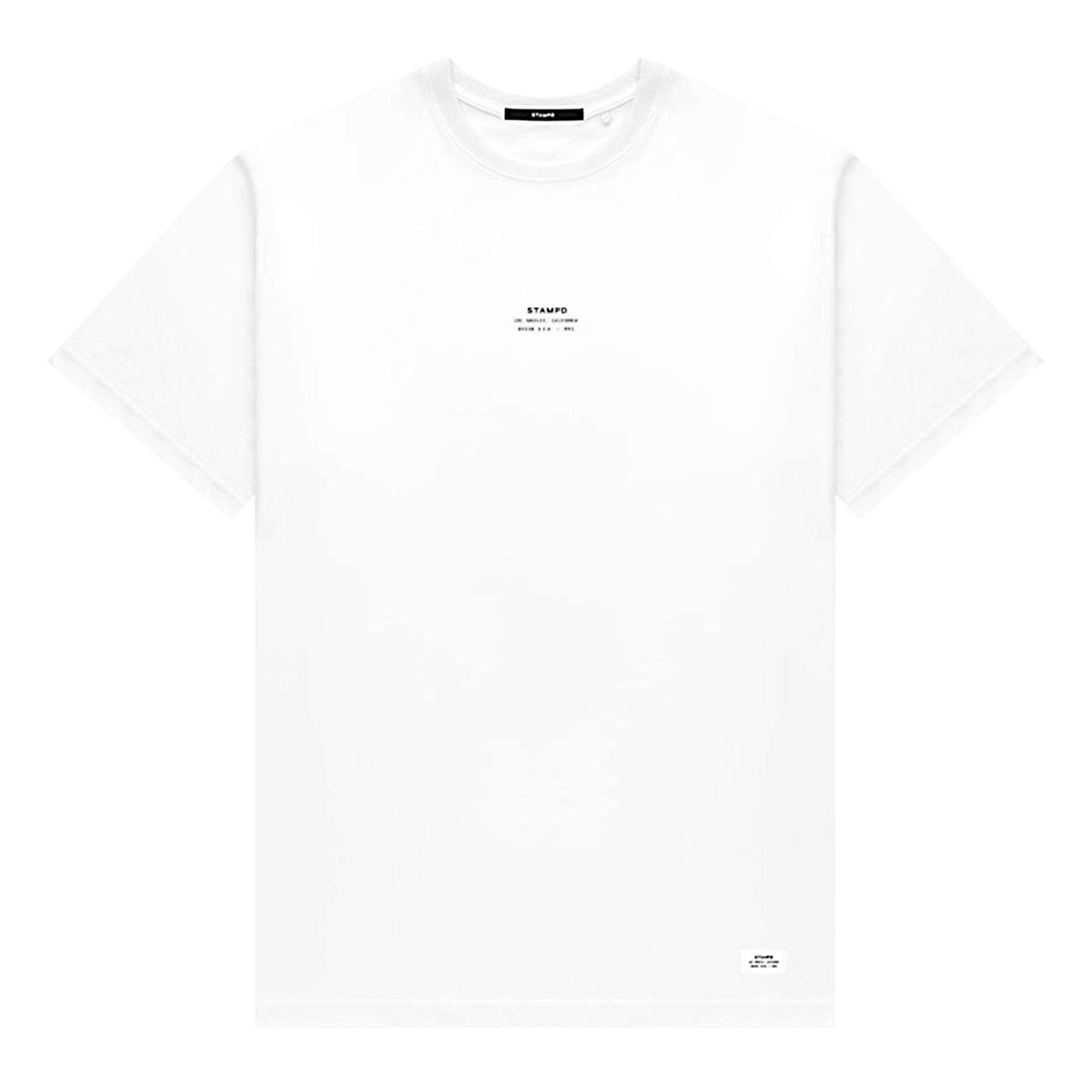 STAMPD Core Logo Stack Tee White