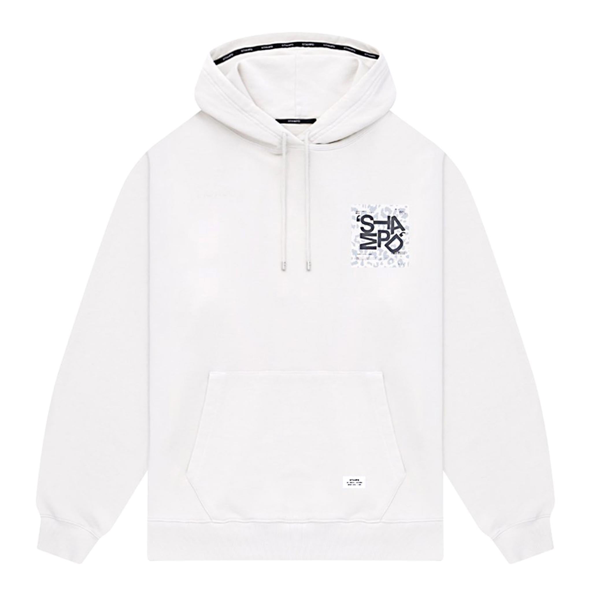 STAMPD Tumbled Shadow Leopard Hoodie Cement