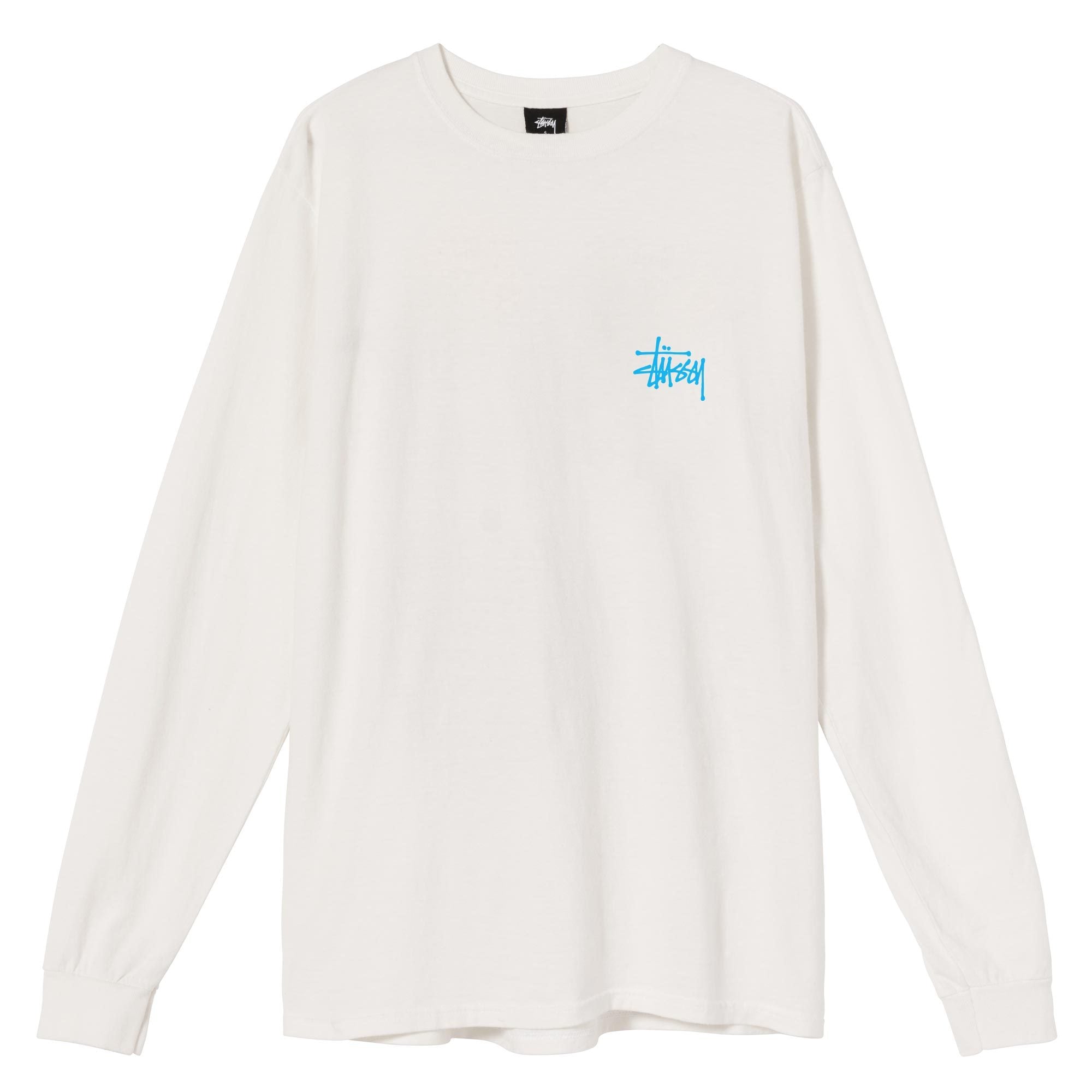 Stussy Basic Stussy Pigment Dyed Long Sleeve Tee Natural
