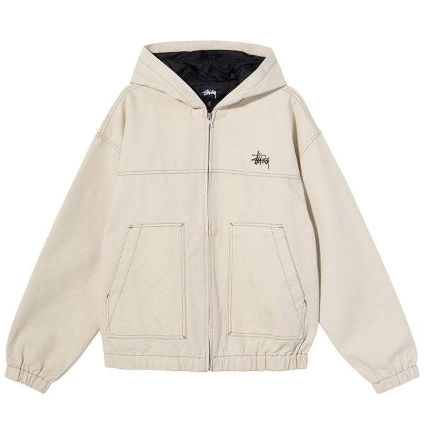 Stussy Canvas Work Jacket Natural | SNEAKERBOX