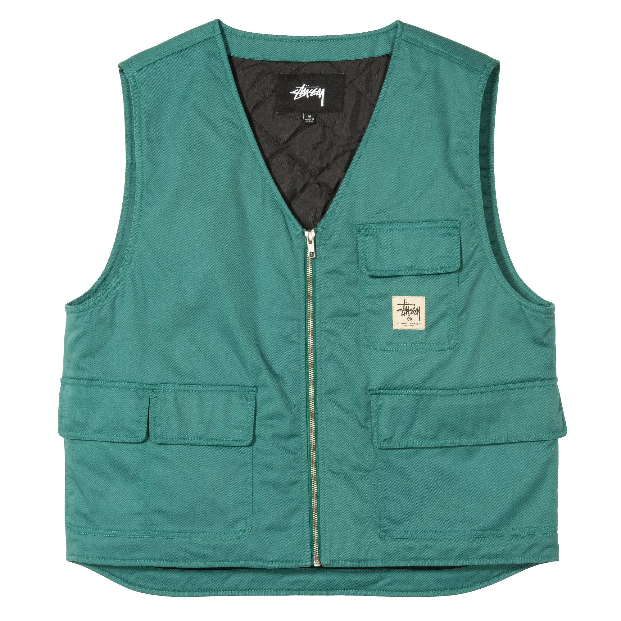 Stussy Insulated Work Vest Teal
