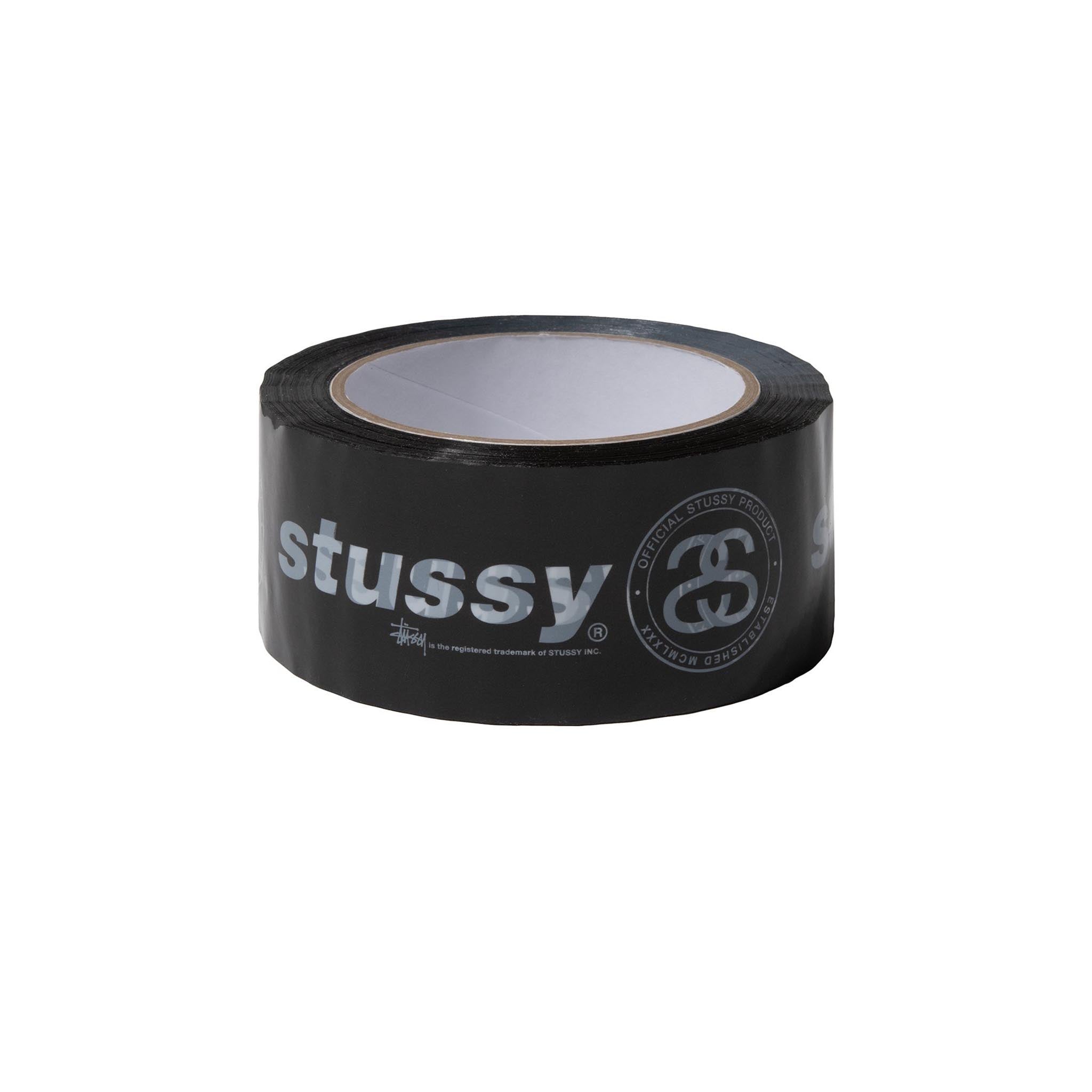 Stussy Italic Link Packing Tape Black