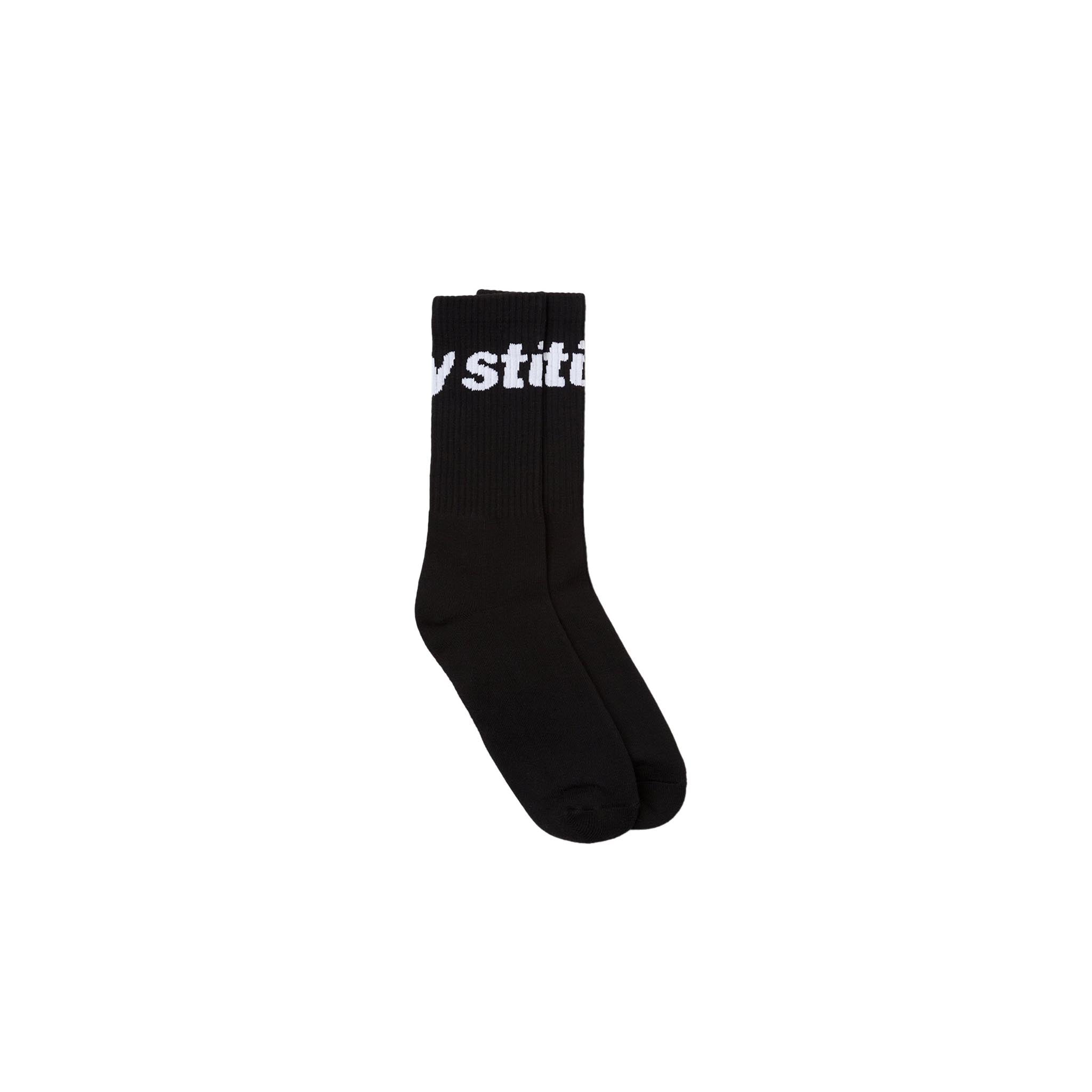 Stussy Jacquard Logo Socks Black