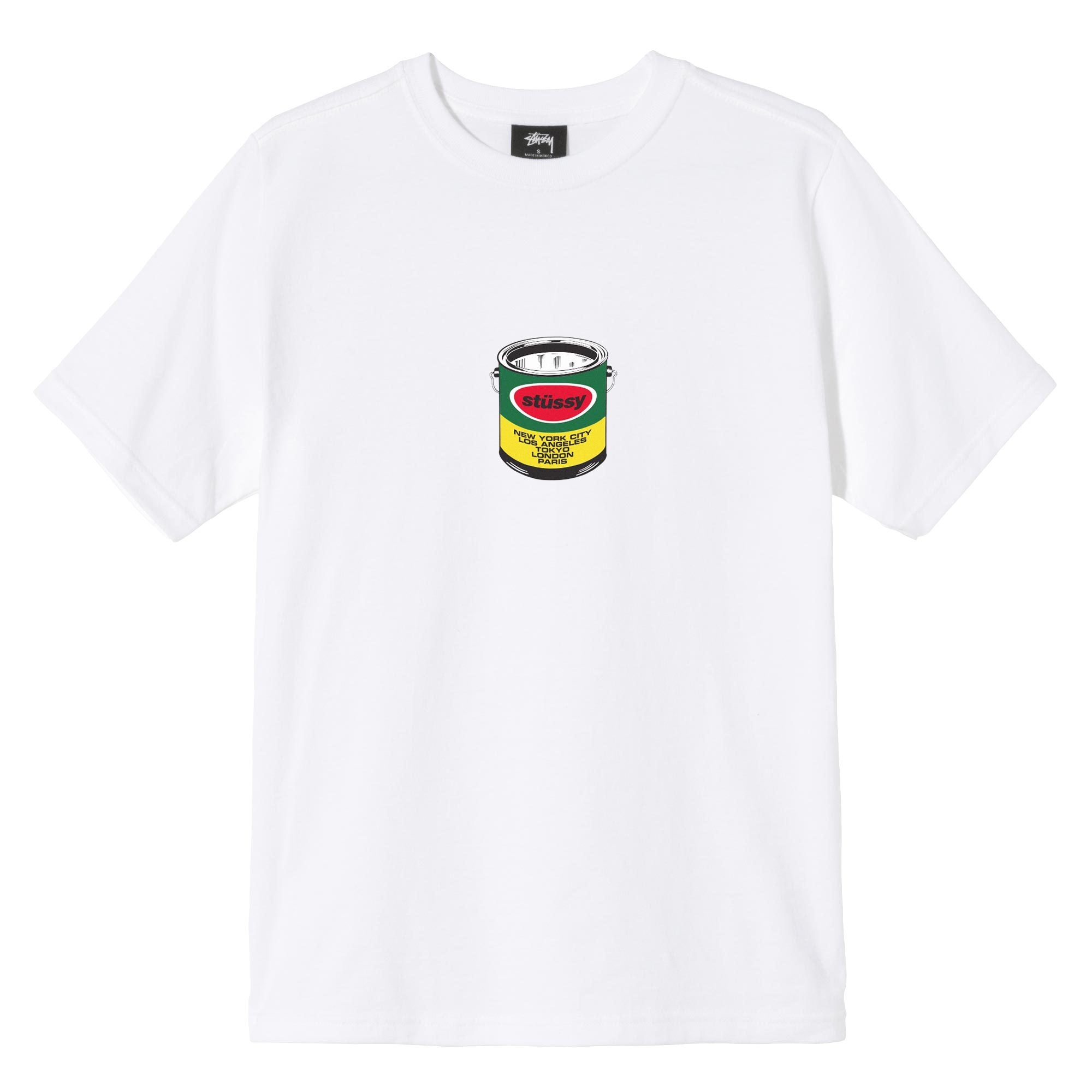 Stussy Paint Can Tee White