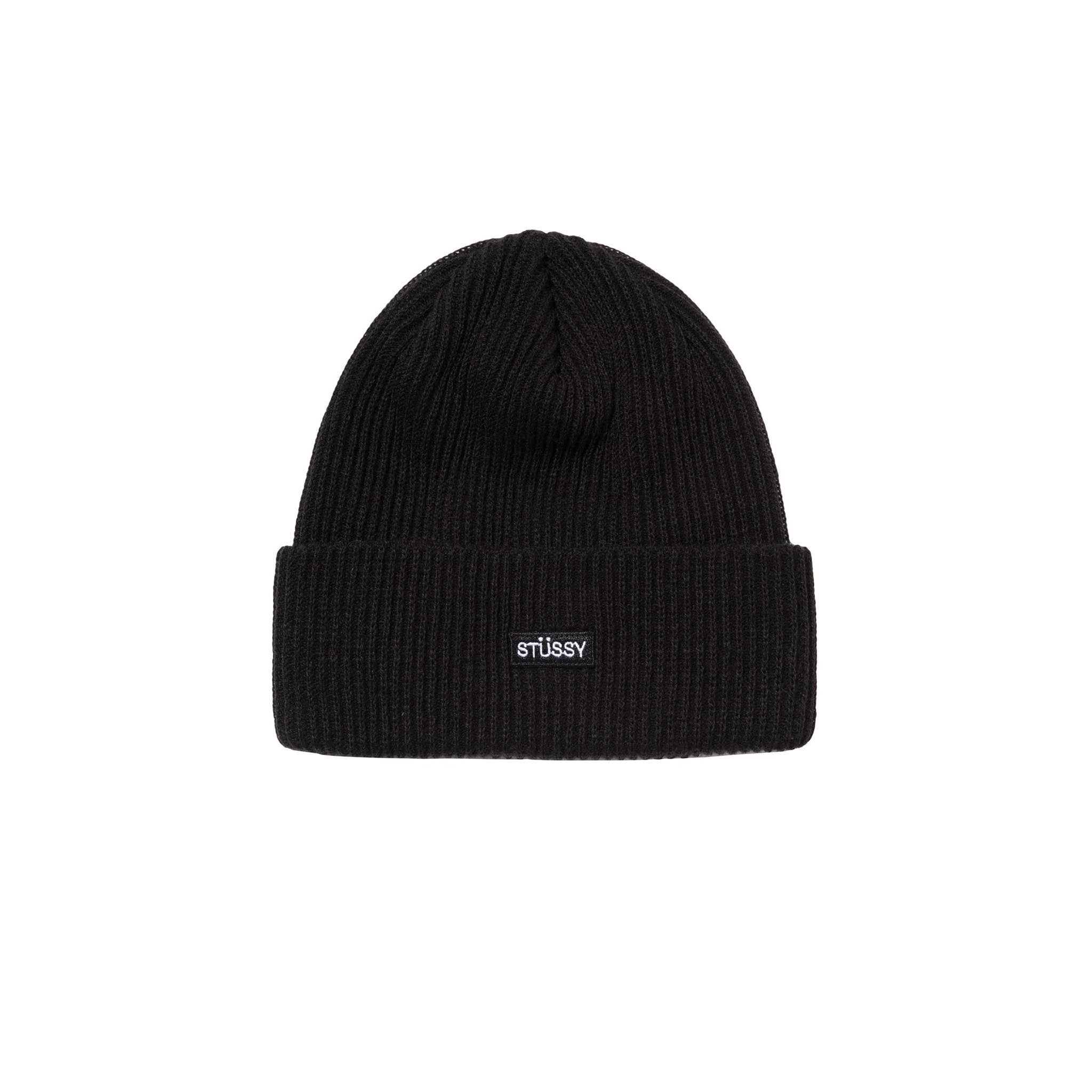 Stussy Small Patch Watchcap Beanie Black