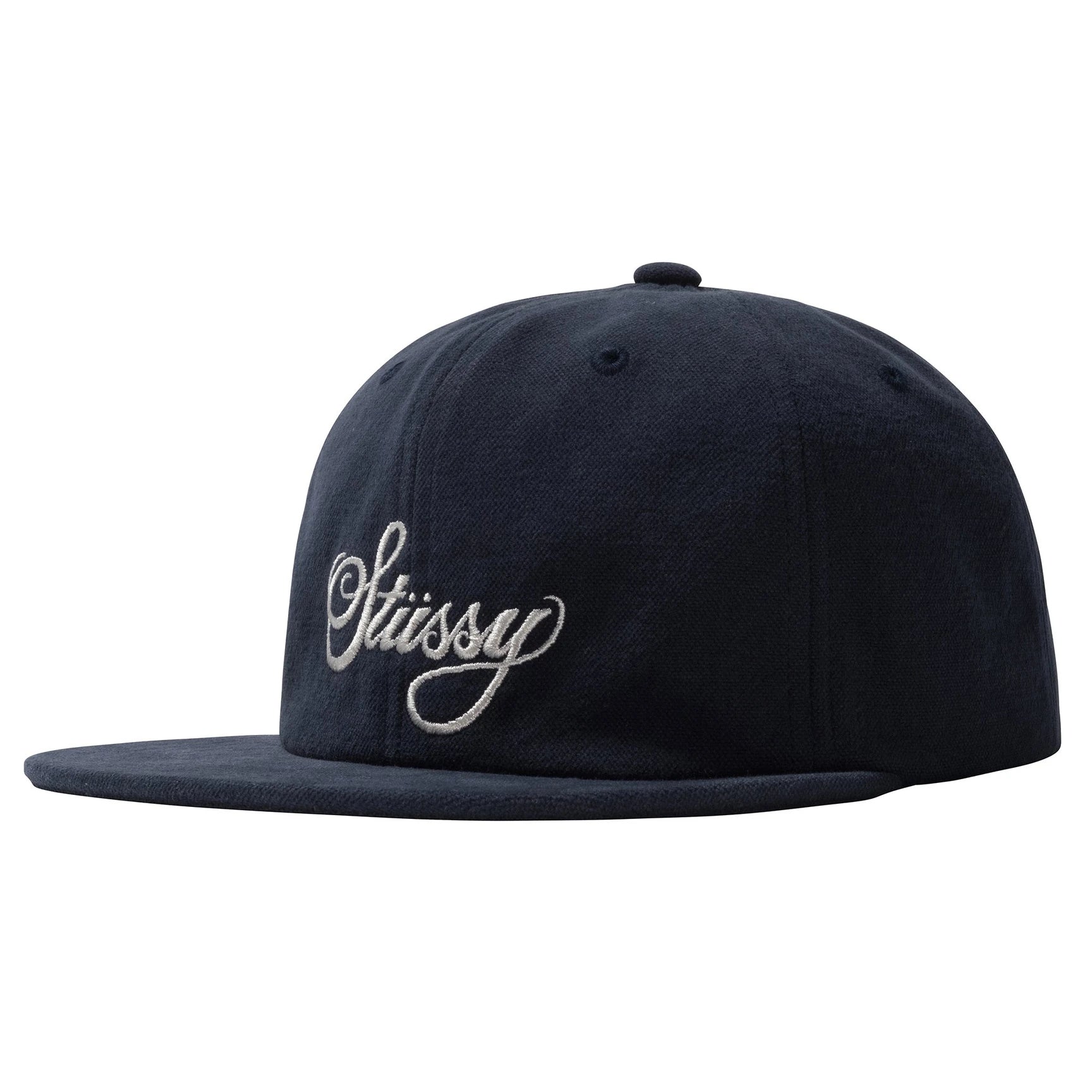 Stussy Peached Canvas Cap Navy
