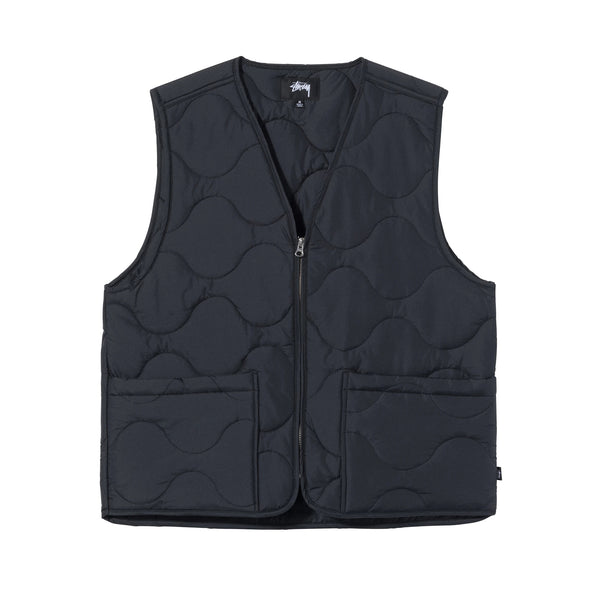 stussy quilted liner vest 即完 21ss | nate-hospital.com