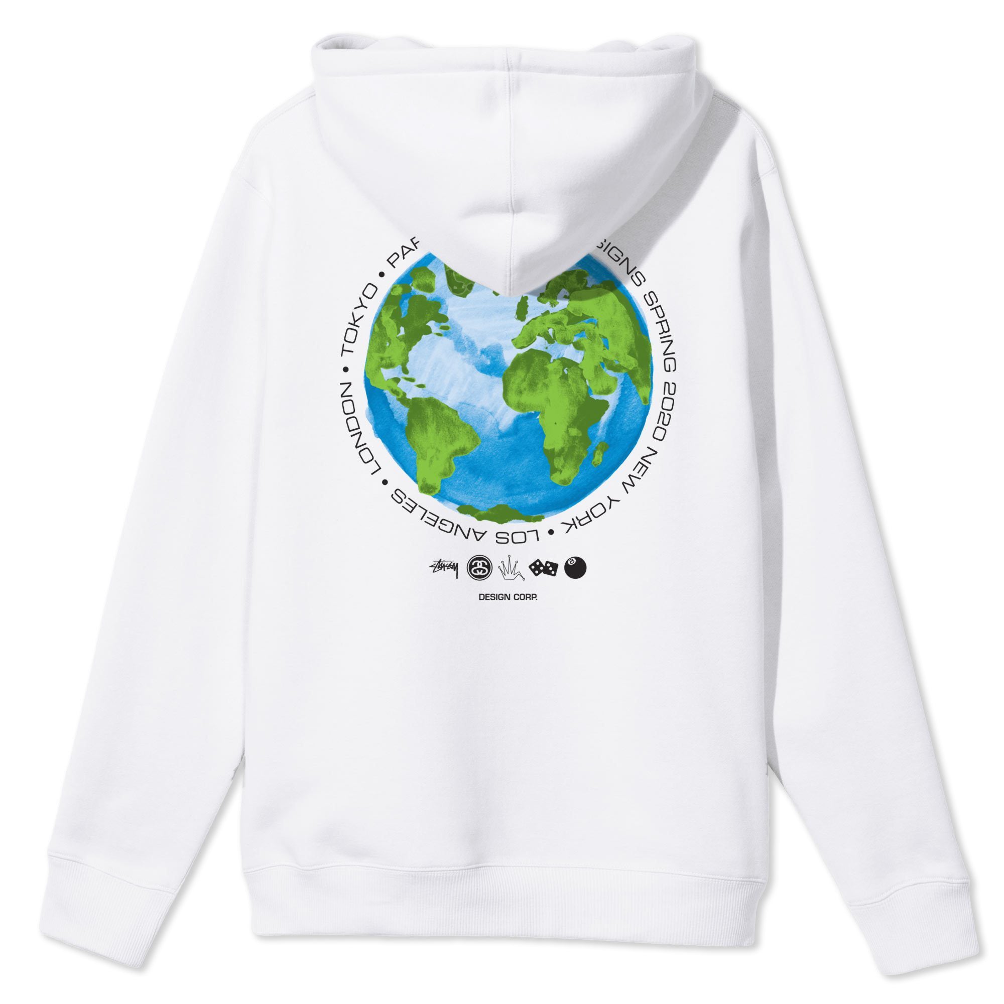 Stussy global design hoodie Clearance