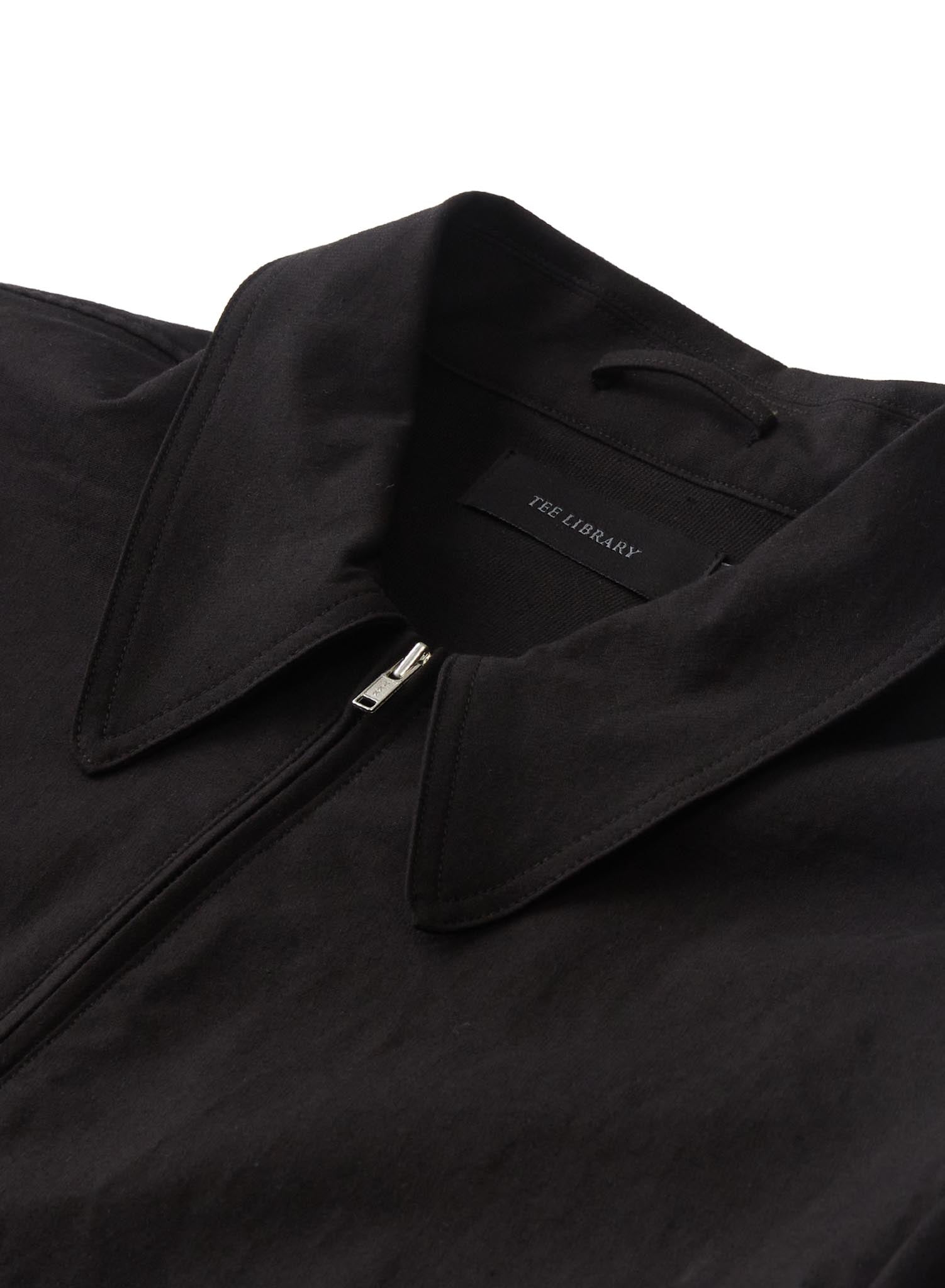 Tee Library Chapter 3 Half-Zip Shirt Black