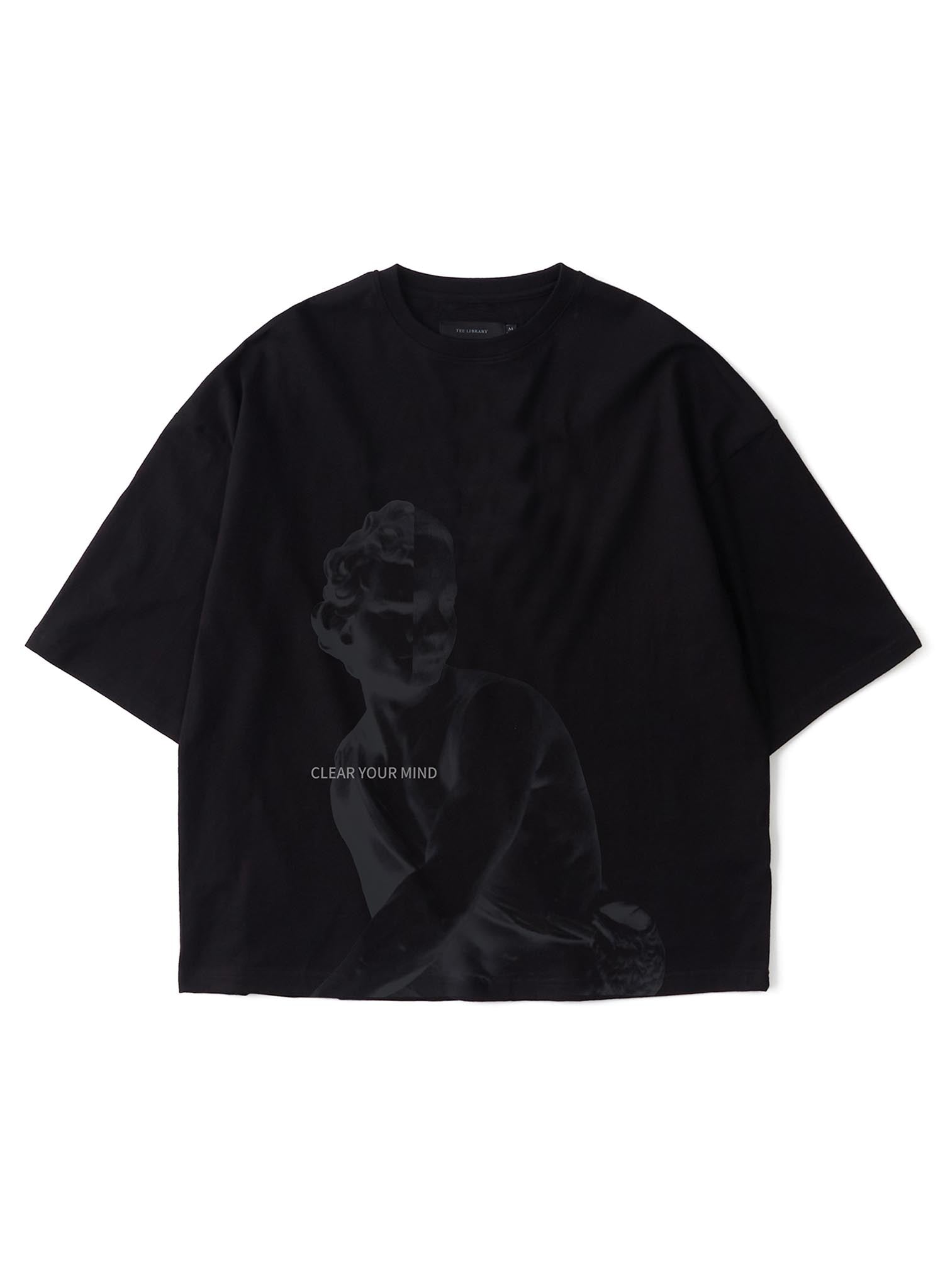 Tee Library Clear Mind Oversize Tee Black