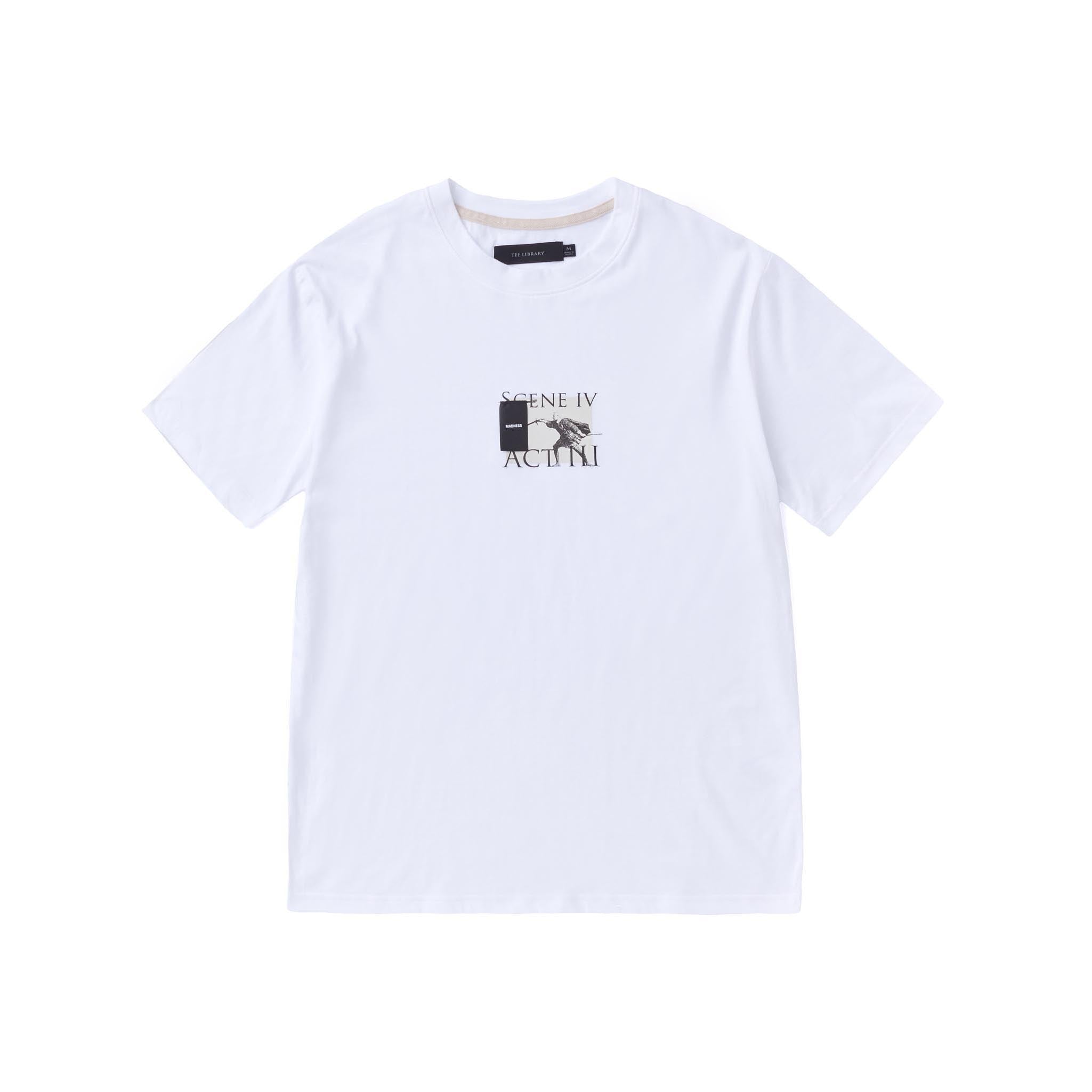 Tee Library Madness Tee White
