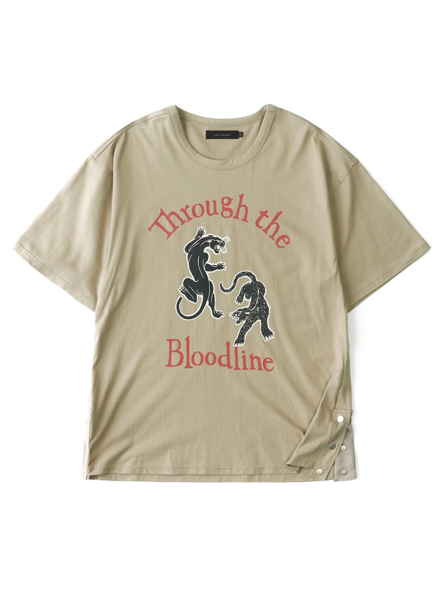 Side Slit Tee Tee Library Side Slit Tee Grey & SNEAKERBOX
