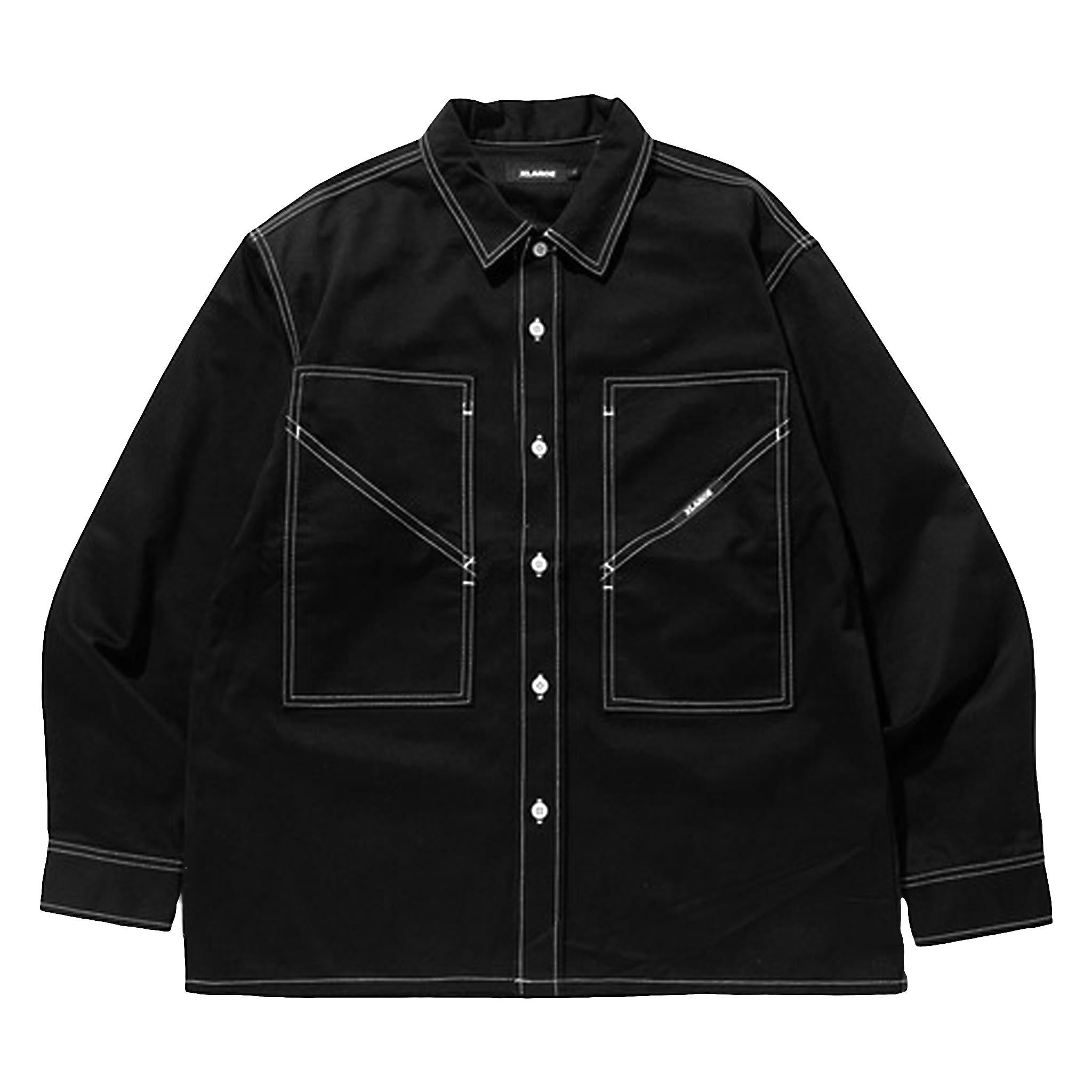 XLARGE Contrast Stitch Work Shirt Black